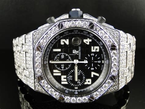 audemars piguet iced out replica cheap|Audemars Piguet iced out skeleton.